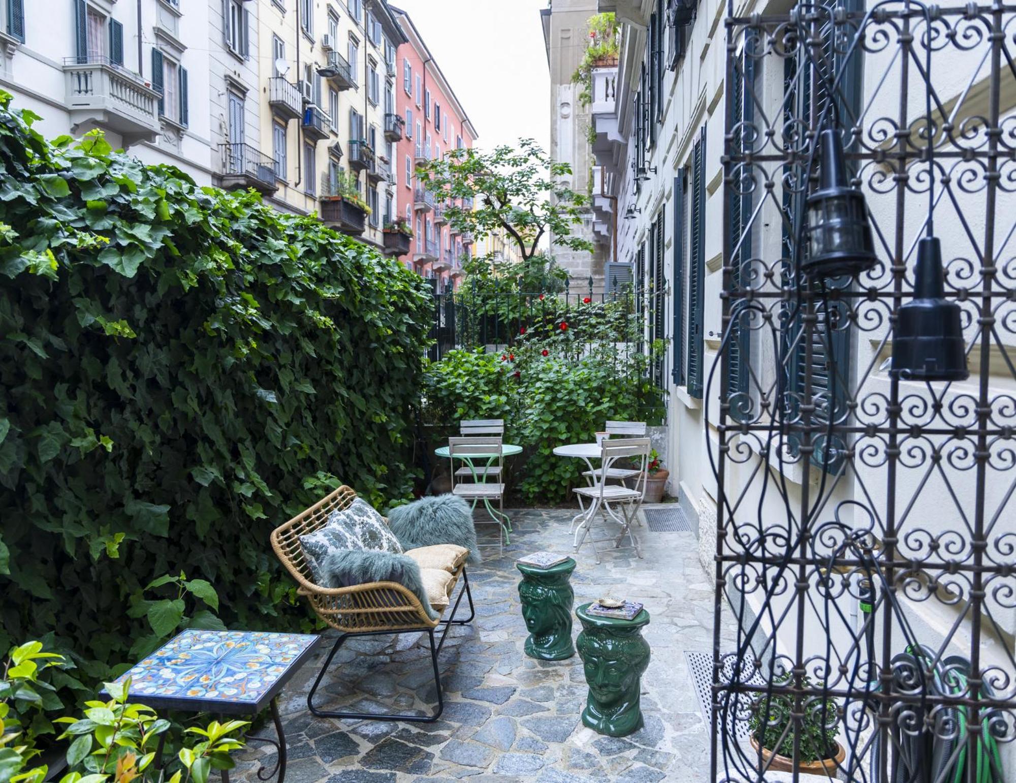 Luxury Bohemian Suite With Private Garden In Milan Extérieur photo